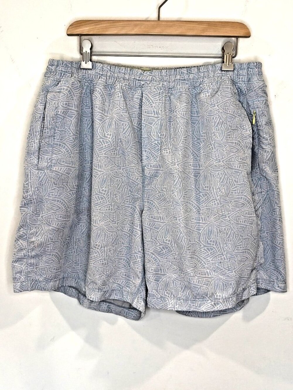 birddogs Boom For Your Boomstick Shorts Men's 3XL Lined Drawstring Blue Printed